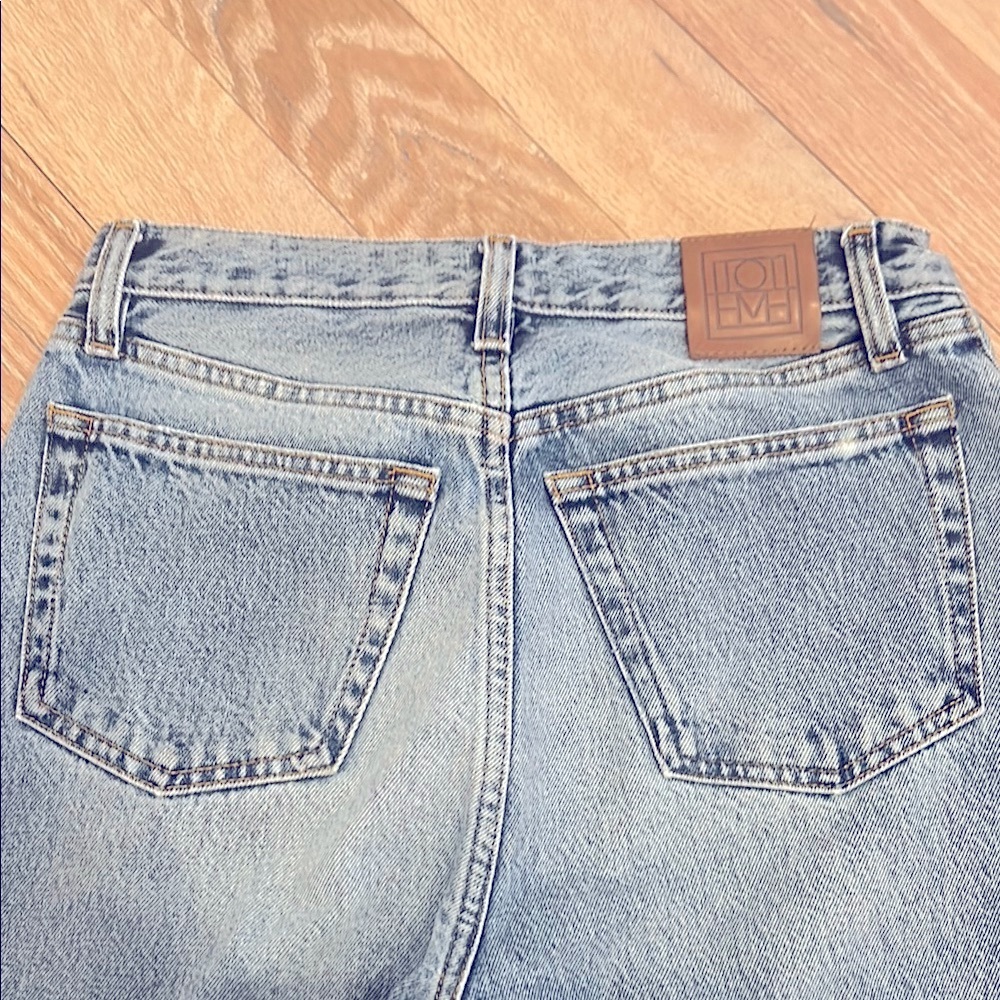 Toteme Twisted Seam Denim Full Length - Picture 3 of 4